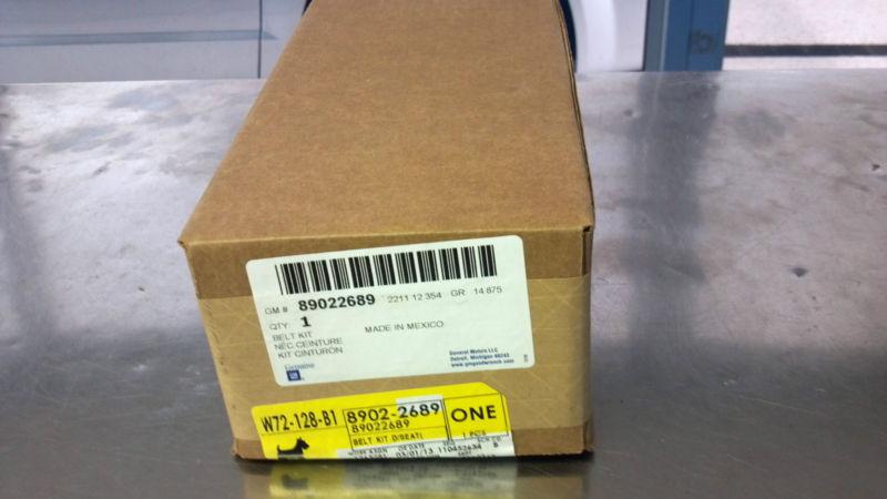 95-05 cavalier,sunfire drivers side seat belt pt # 89022689