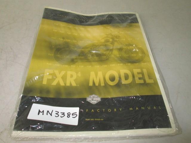 Nos oem harley-davidson fxr4 model service manual supplement p/n 99480-00
