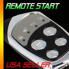 Car alarm remote start system engine start keyless