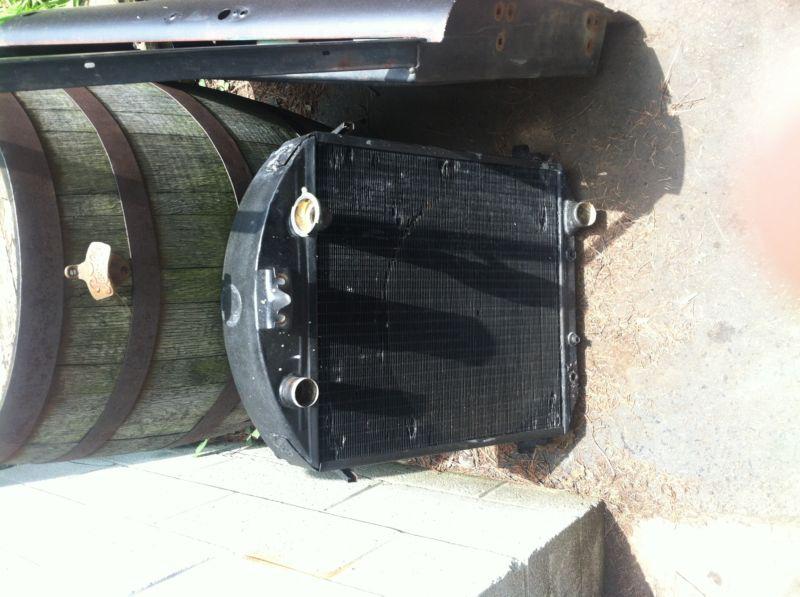 No shipping used ford model a hot rod radiator for sbc no shipping
