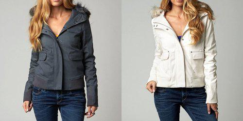 Fox racing womens evolve hooded bomber jacket 2013