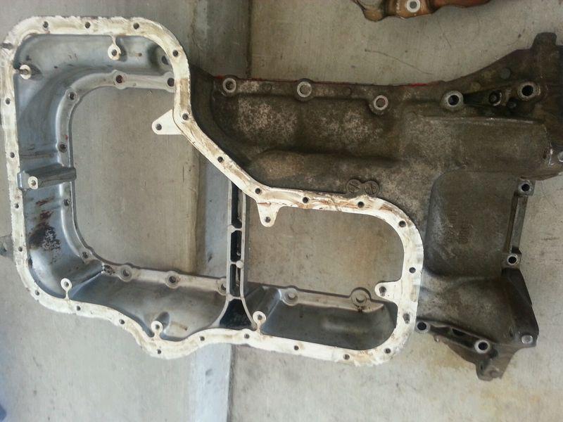 Buy Toyota tundra oil pan 4.7L V8(20002006) upper lower 2uzfe in