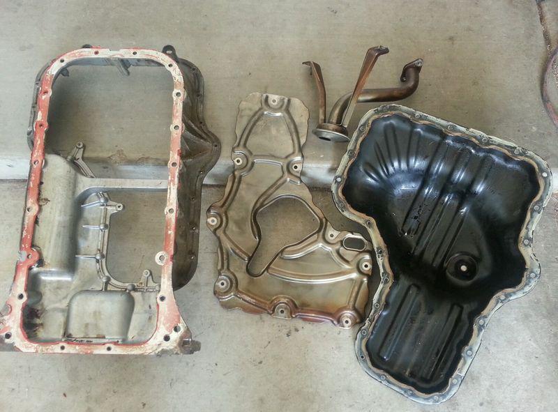 Buy Toyota tundra oil pan 4.7L V8(20002006) upper lower 2uzfe in