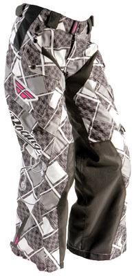 Fly racing womens kinetic boot-cut pants black us 7/8