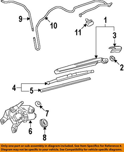 Gm oem 20999459 wiper blade/windshield wiper blade