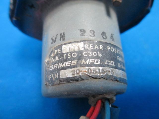 Grimes Rear Position Light P/N: 30-0516-5 Type III (6937), US $79.99, image 3