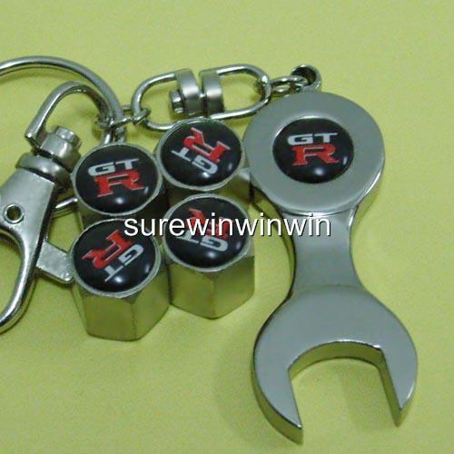 Buy GTR Car Wheel Tyre Valve Cap Wrench Key Chain in Guang Dong,, CN