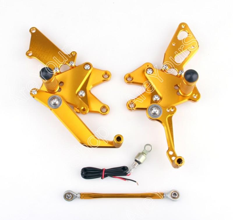 Rearset rear set kawasaki zx250r zx 250r 2008-2010 gold