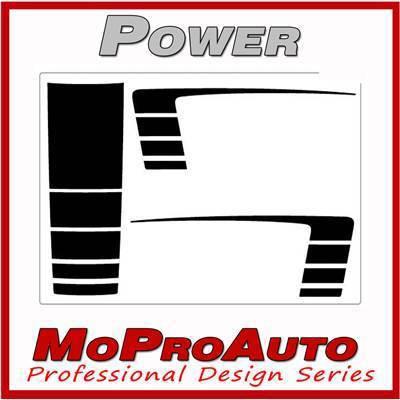2012 dodge ram hood side - 3m pro vinyl graphics decals stripes bn3