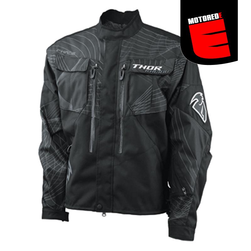 Thor 2013 phase jacket motocross enduro atv black xlarge xl