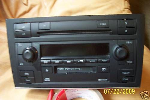 02 - audi - a4 - symphony ii - radio 6 cd changer cass