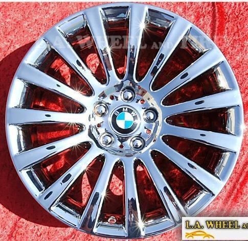 Set of 4 new chrome 19" bmw 535i 550i 740i 750i 760i oem wheels rims 71332
