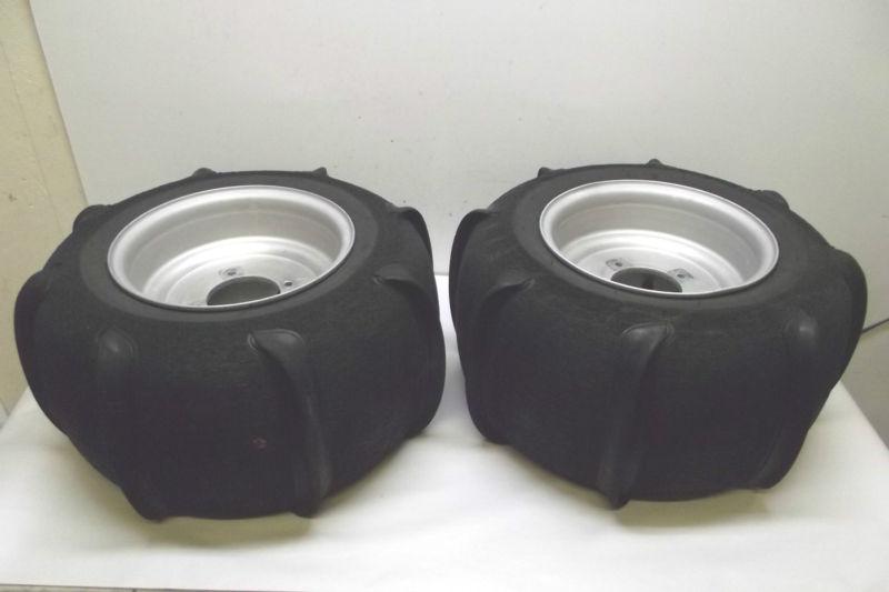 Buy Yamaha YFZ450 YFZ 450 ATV Rear Sand Paddle Tires & Wheels Skat Trak