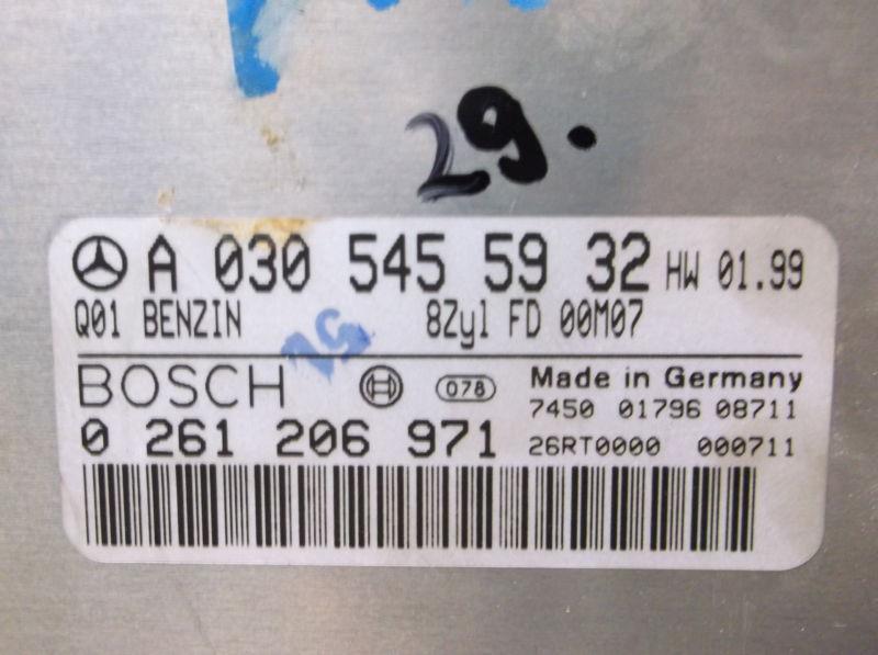 00-01-02 mercedes-benz s430/e430/cl500. engine control module..ecu..ecm..pcm