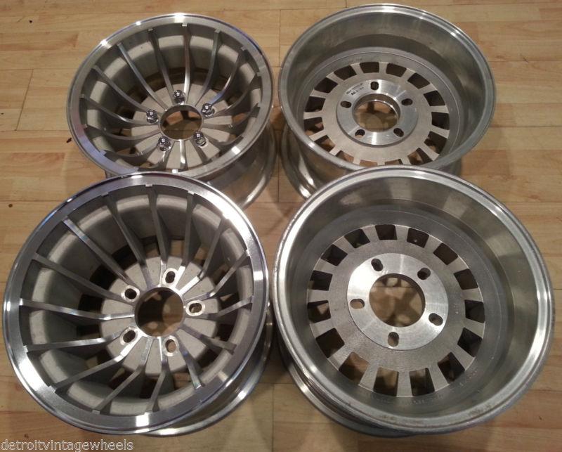 Buy 1978 NOS 15x10 15x8 Aluminum Mag wheels 5 Lug Rims Ford F150 E150