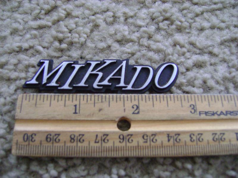  chevy chevrolet mikado luv pickup truck dash board emblem logo badge 
