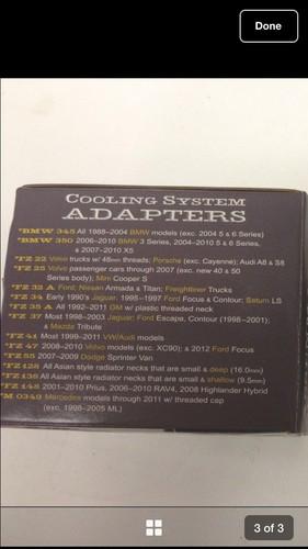 AST FZ34 Cooling System Pressure Tester Adapter. Focus ,Saturn ,Jaguar, Contour, US $25.00, image 2