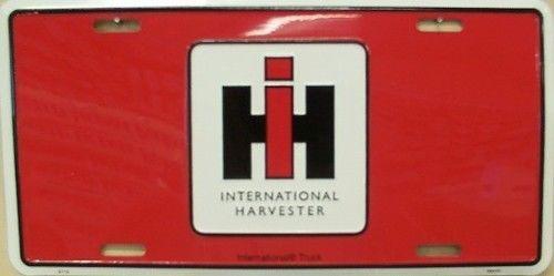 International harvester license plate