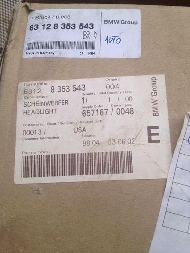 Bmw 3 series e36 94-00 lh headlamp