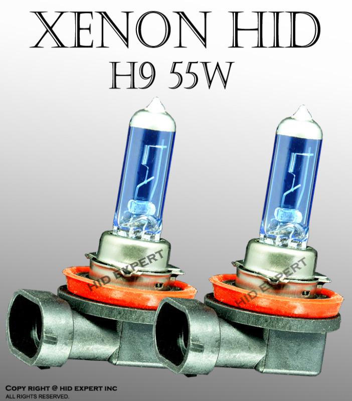 H9 55w x2 pcs high beam xenon hid super white direct replace bulbs a1