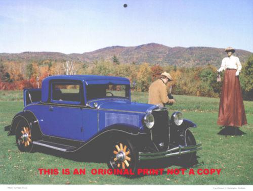 1931 dodge brothers dh rumble seat classic car print