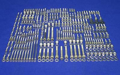Yamaha yfm660r 660 raptor polished stainless steel atv bolt kit