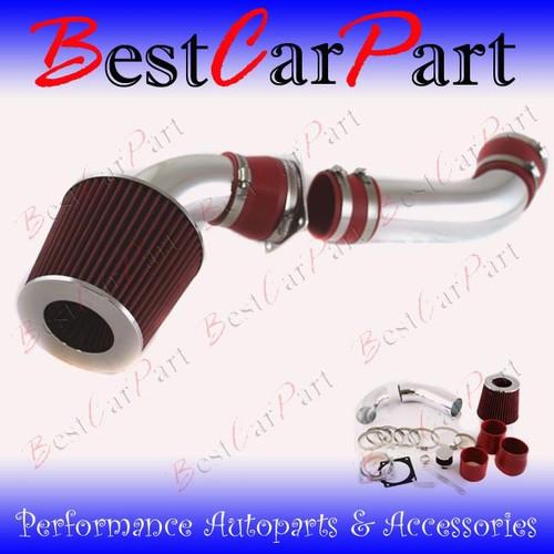 Bcp red 01-03 explorer/ranger/b4000 4.0l v6 cold air intake induction kit+filter