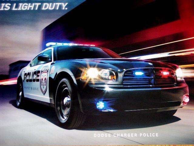 2007 2008 2009 2010 2011 dodge charger police car 34" x 22" inch dealer poster!