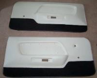 1970 mustang deluxe door panels, white