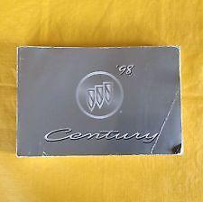 1998 century owners manual. oem.