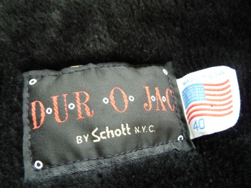 Vintage Schott Bros Leather Motorcycle Jacket - Size 40, US $55.00, image 2