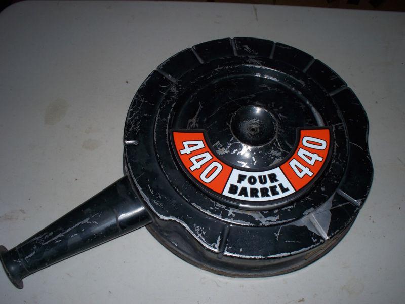 Mopar , dodge , plymouth , 1960,s  big block single snorkel air cleaner 