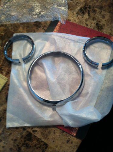 Harley davidson softail light trim chrome oem