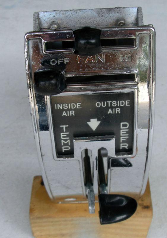 1955 1956 chevy  deluxe heater control - item #2 - reconditioned - all new knobs