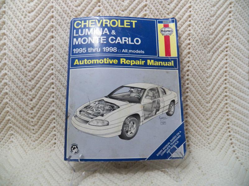 Find CHEVROLET LUMINA & MONTE CARLO 1995 1998 Haynes Automotive