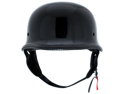 Snowmobile ATV UTV Motocross - Gloss Black DOT German Half Helmet Open Face - M, US $34.99, image 5