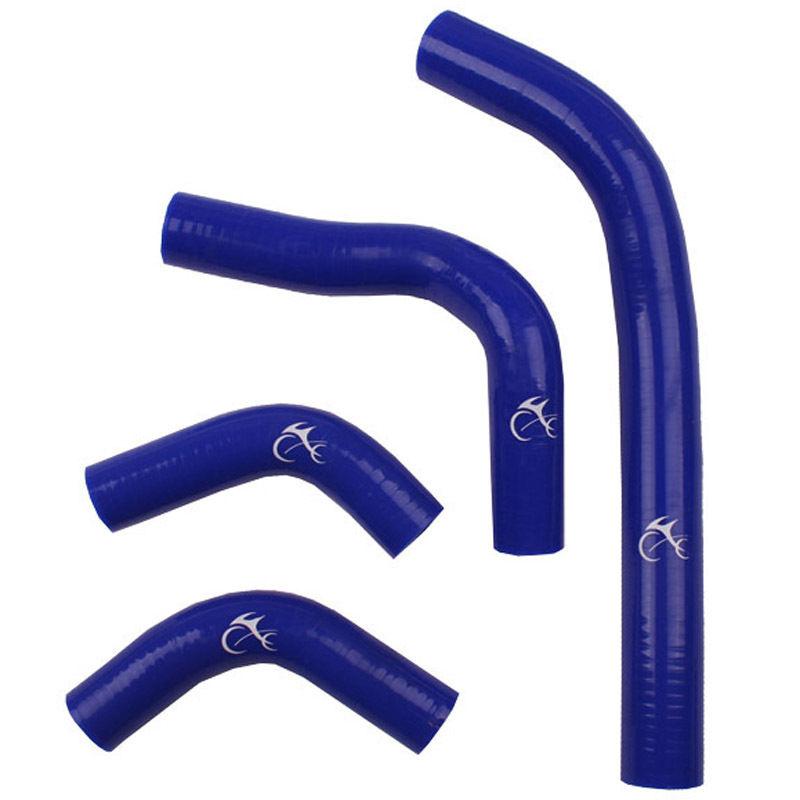 Blue silicone radiator hose for honda crf 250 250x 2004 2005 2006 2007 2008 2009