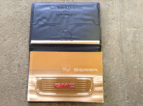1999 gmc sierra owners manual