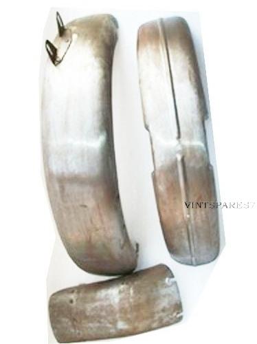 Bsa raw m20 mudguards/fenders front & rear - ready to paint 