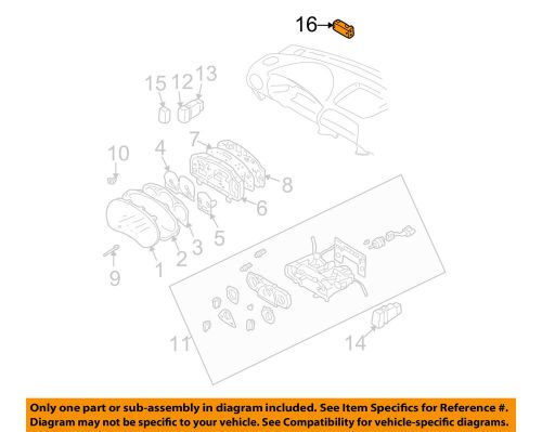 Subaru oem 06-07 impreza cluster switches-clock 85201fe001