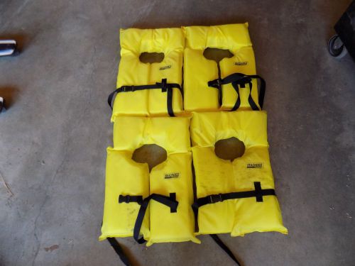 Seachoice yellow adult life vest-foam large 50-86020