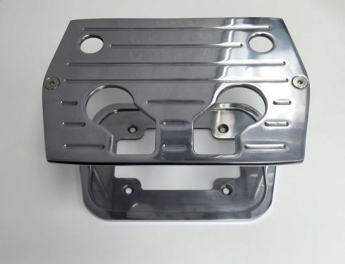 Polished b/milled billet aluminum optima battery tray - chevy/ford/mopar
