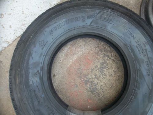 Two 9x17.5, 9-17.5  14 ply trailer tires