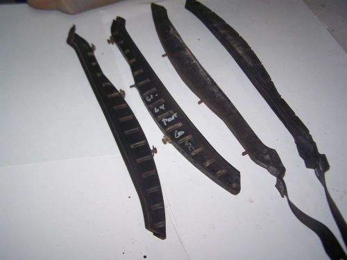 Oem 1961/1964 pontiac full size convertible 1/4 window/window seals (4)