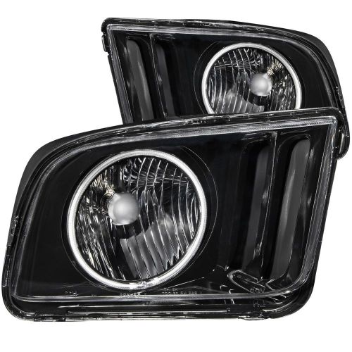 Anzo usa 121033 crystal headlight set; w/halo fits 05-09 mustang * new *