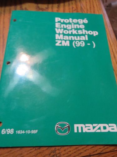 1999 mazda protege auto zm engine motor workshop repair service manual book 99