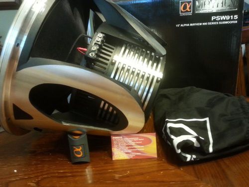 Psw915 15" alfha 900 series subwoofer