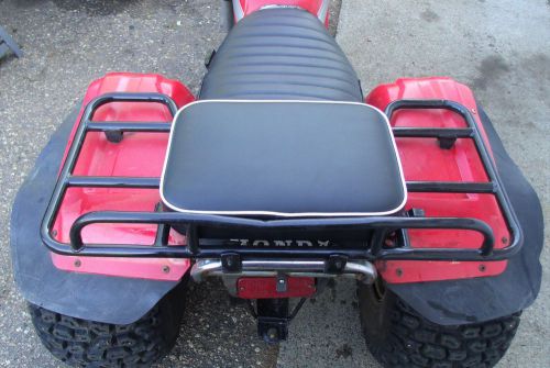 16" x 12" rear rack seat pad white honda polaris kawasaki suzuki arctic cat yama