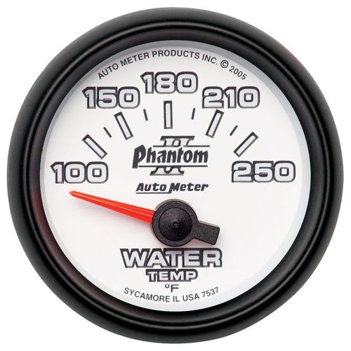 Auto meter 7537 phantom ii; electric water temperature gauge