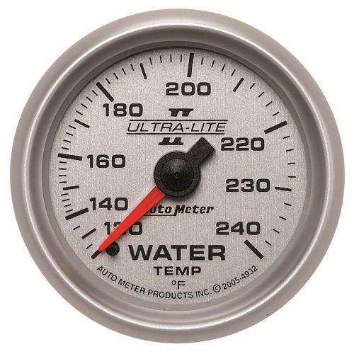 Auto meter 4932 ultra-lite ii; mechanical water temperature gauge